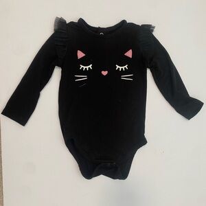 Little Sleepies Play Black Cat Design Kids One Piece
